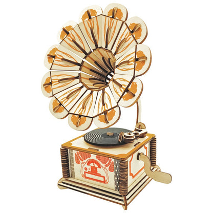 Wooden Phonograph 3D Puzzle