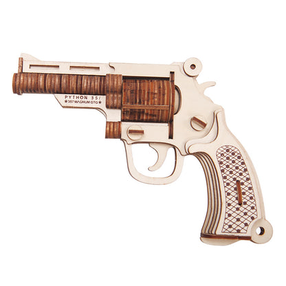 Wooden Revolver 3D Puzzle