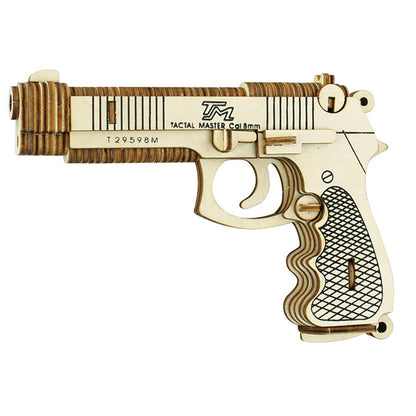 Wooden Pistol 3D Puzzle