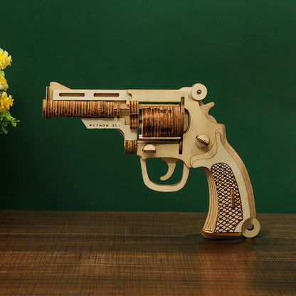 Wooden Revolver 3D Puzzle