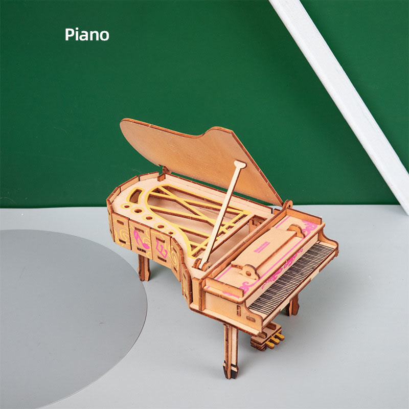 Wooden Piano 3D Puzzle