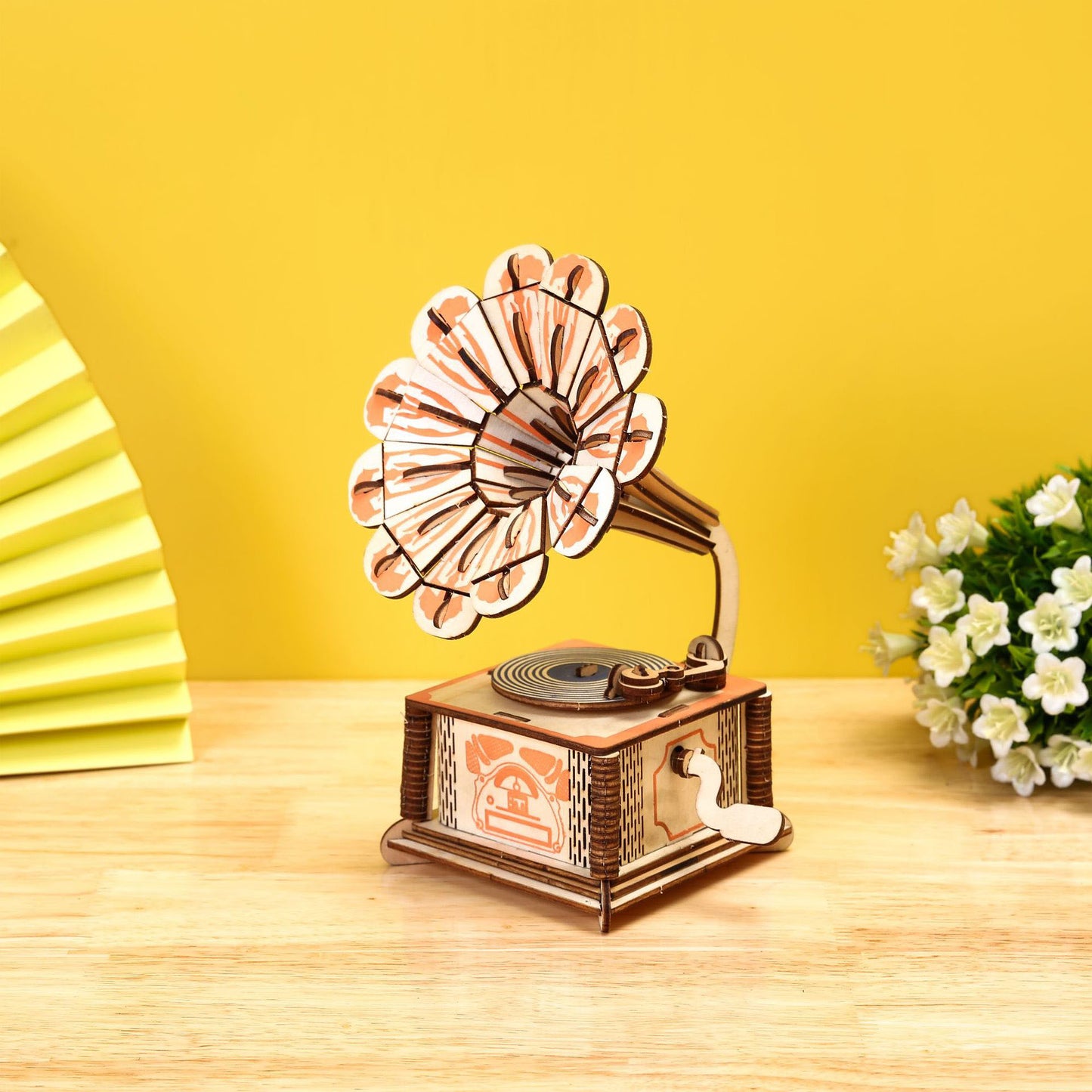 Wooden Phonograph 3D Puzzle