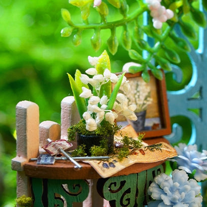 Fairytale Garden Glass Jar LED DIY Miniature