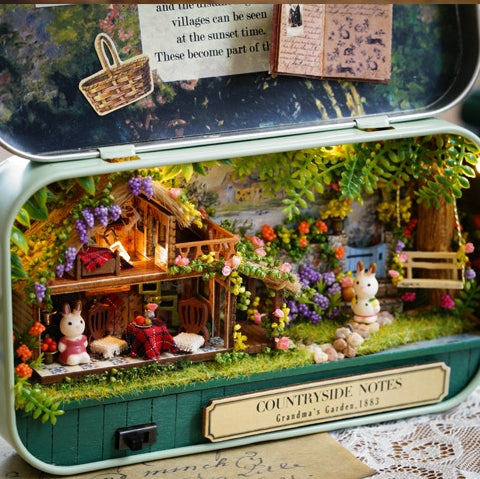 Countryside Notes Box Theatre LED DIY Miniature