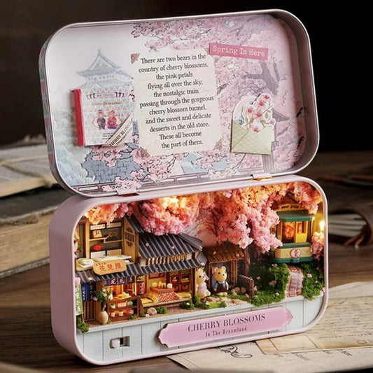 Sakura Land Box Theatre LED DIY Miniature