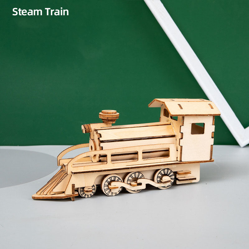 Wooden Train 3D Puzzle