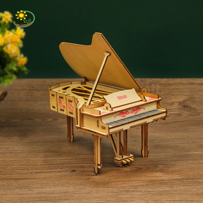 Wooden Piano 3D Puzzle