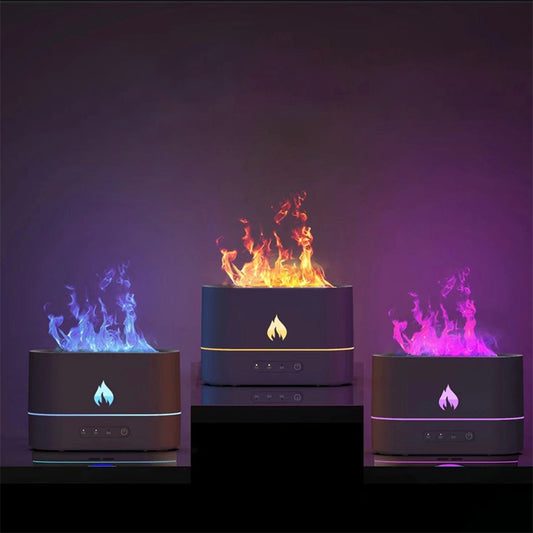 Flame Humidifier Color-Changing Mood Home Decor