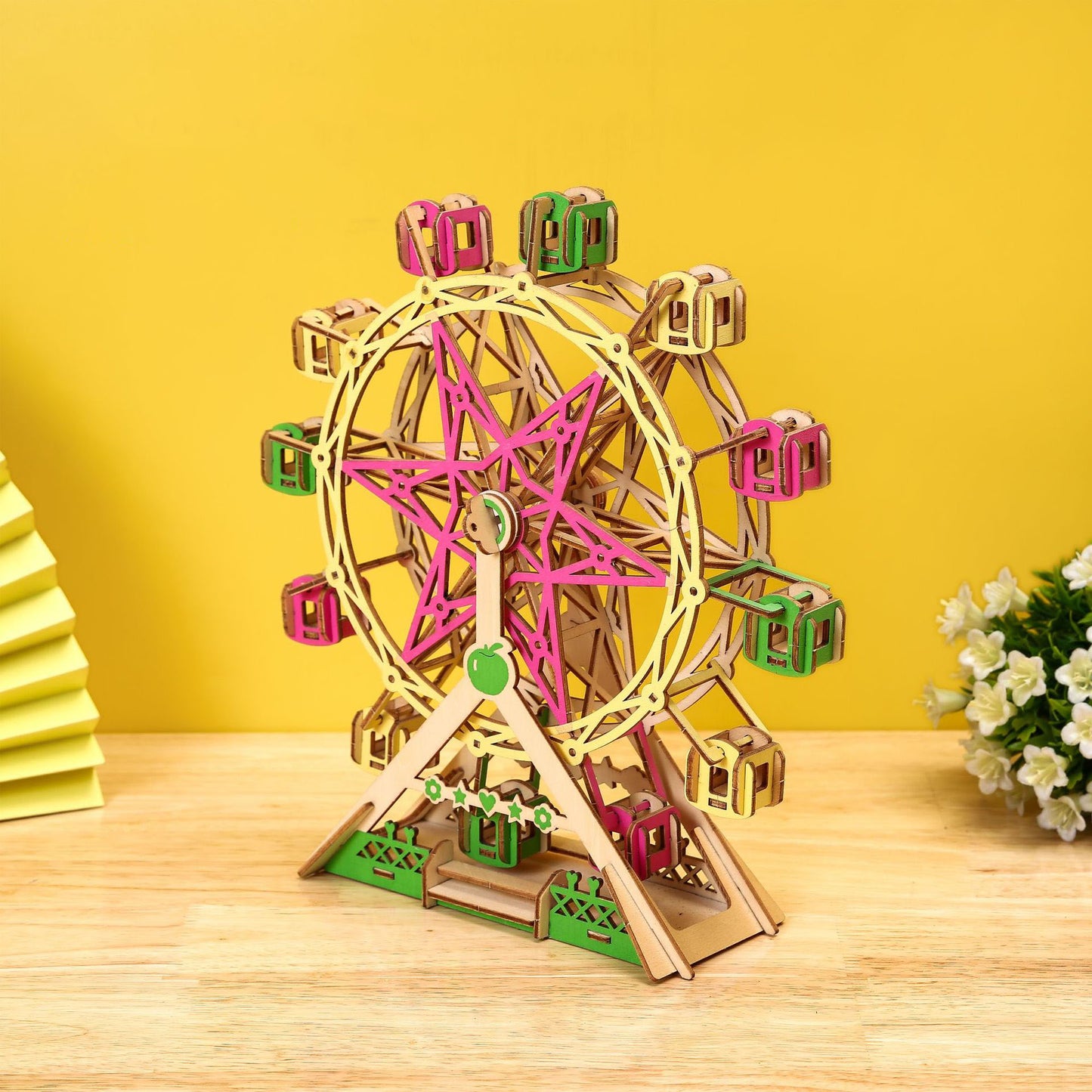 Wooden Ferris Wheel 3D Puzzle