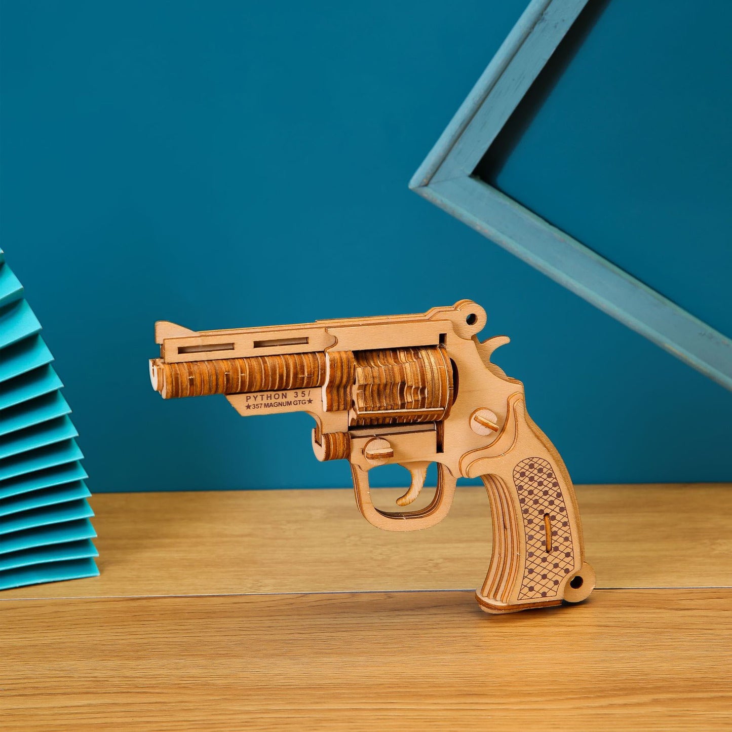 Wooden Revolver 3D Puzzle