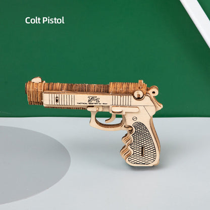 Wooden Pistol 3D Puzzle