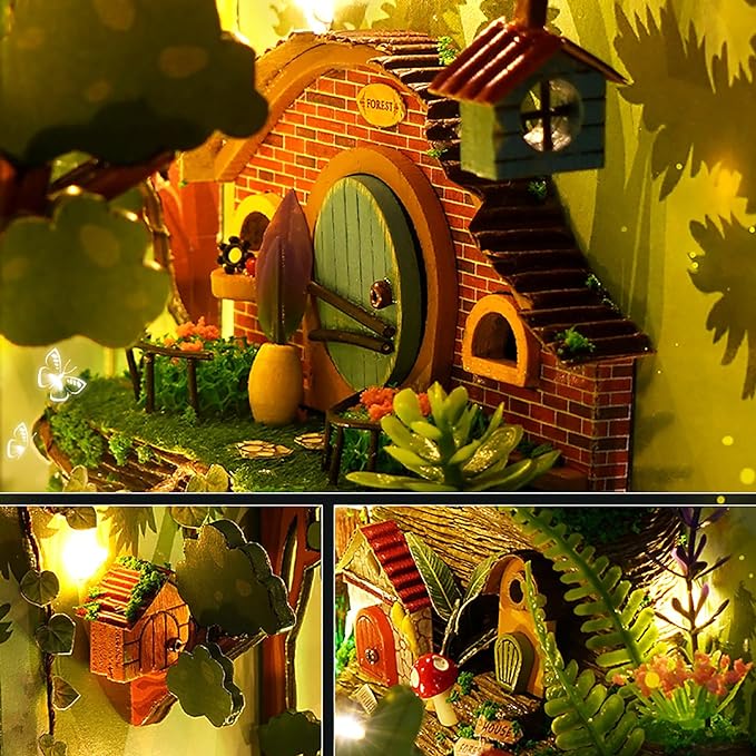 Firefly Forest Booknook LED DIY Miniature