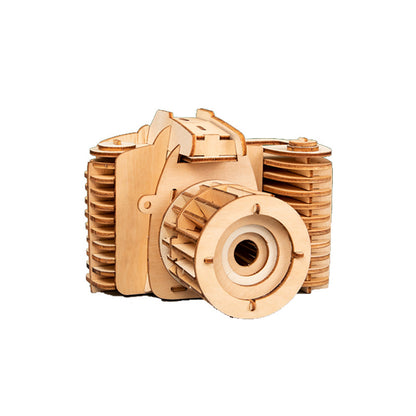 Wooden Camera 3D Puzzle