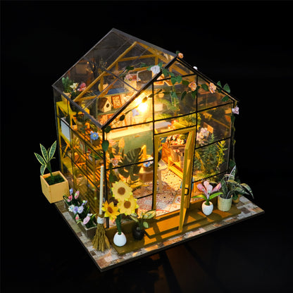 Sunshine Garden Booknook LED DIY Miniature