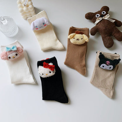 5Pcs Sanrio Socks Spring/Summer