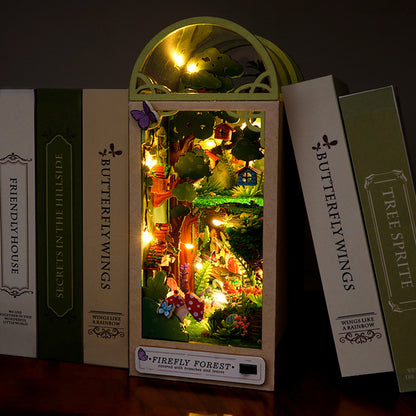 Firefly Forest Booknook LED DIY Miniature