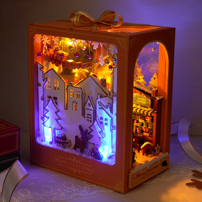 Christmas Booknook LED DIY Miniature