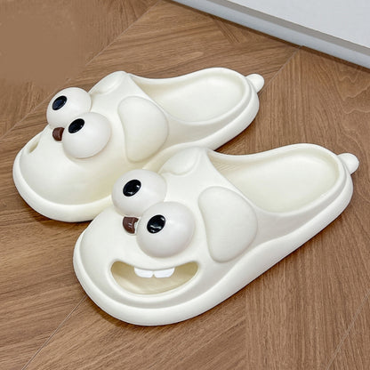 Soft Unisex-Adult Classic Clog Puppy Slippers (Size: 5.5-8)